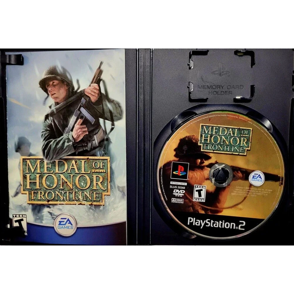 Medal of Honor:Frontline Sony PlayStation 2 PS2,CIB,MANUAL,TESTED,FAST SHIPPING